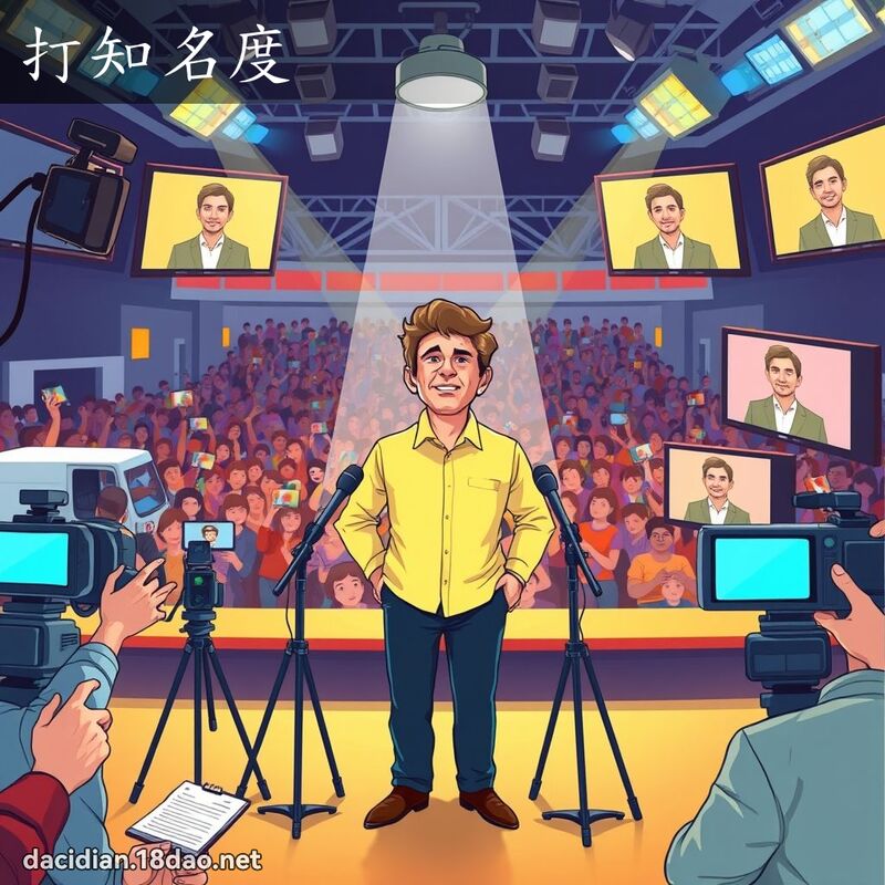 打知名度 - 国语大辞典配图