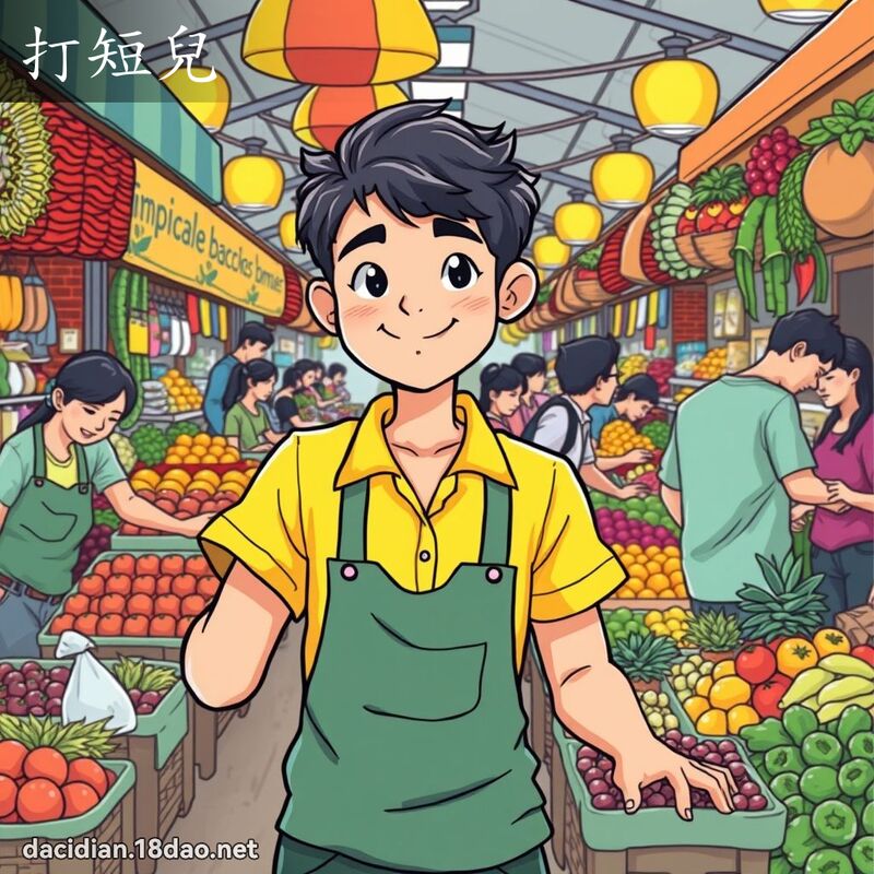 打短兒 - 國語大辭典配圖