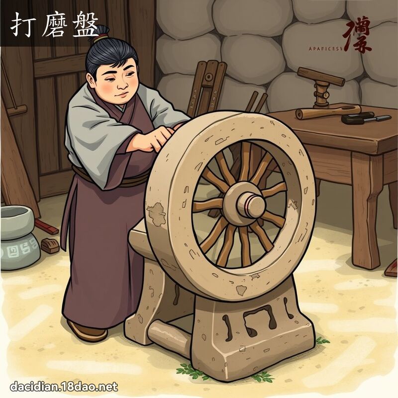 打磨盘 - 国语大辞典配图