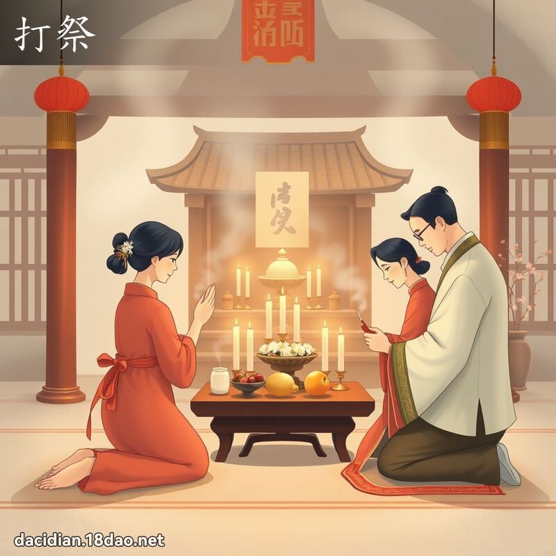打祭 - 国语大辞典配图