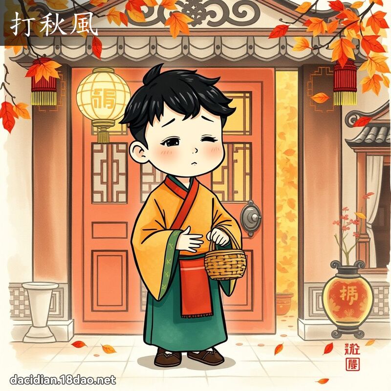 打秋風 - 國語大辭典配圖