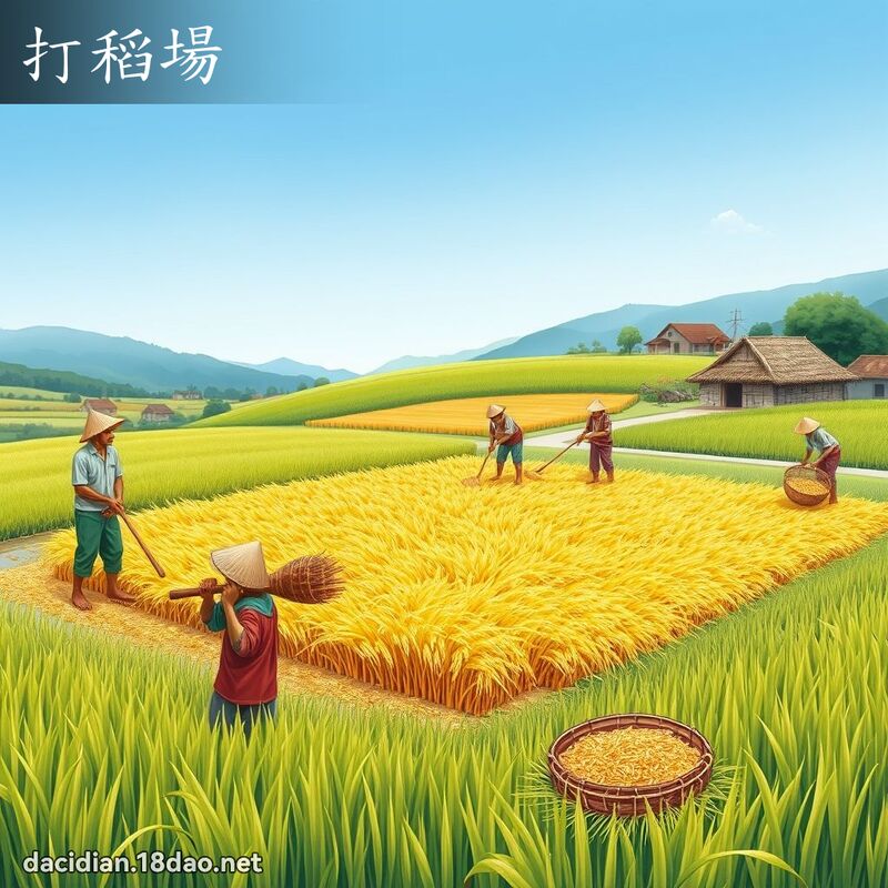 打稻場 - 國語大辭典配圖
