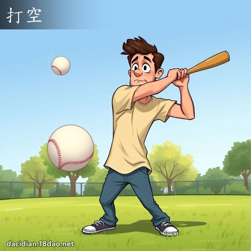 打空 - 國語大辭典配圖