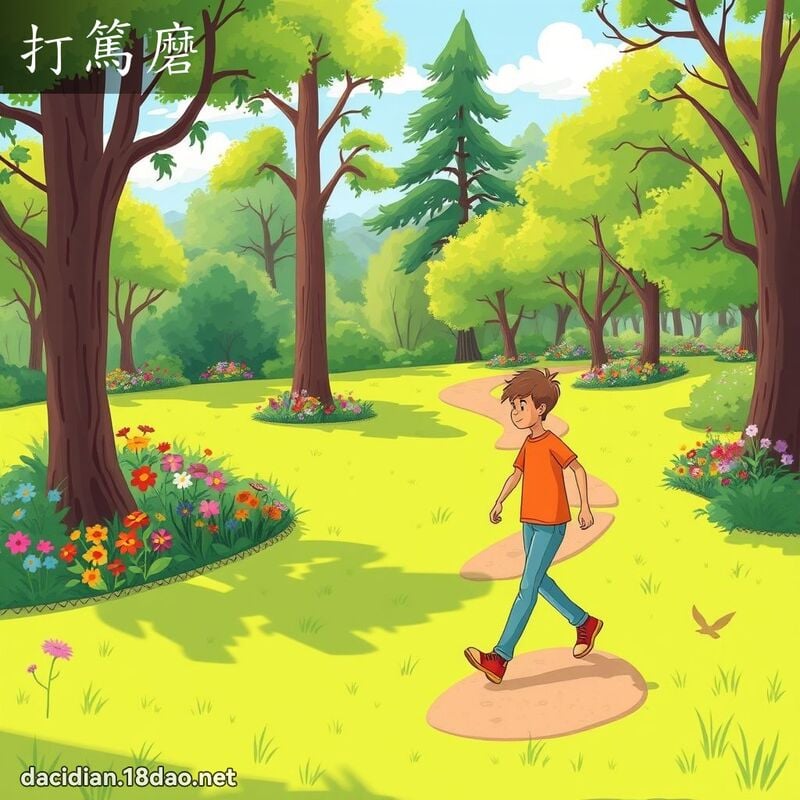 打篤磨 - 國語大辭典配圖