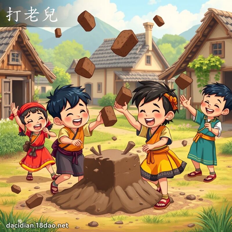 打老兒 - 國語大辭典配圖