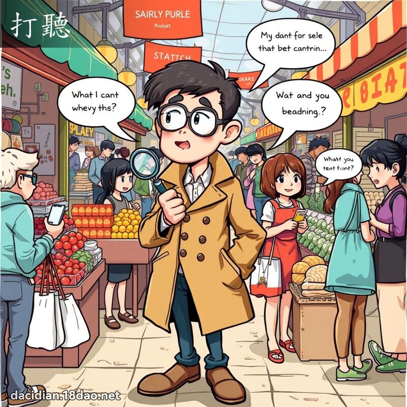 打聽 - 國語大辭典配圖