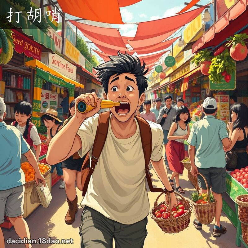 打胡哨 - 国语大辞典配图