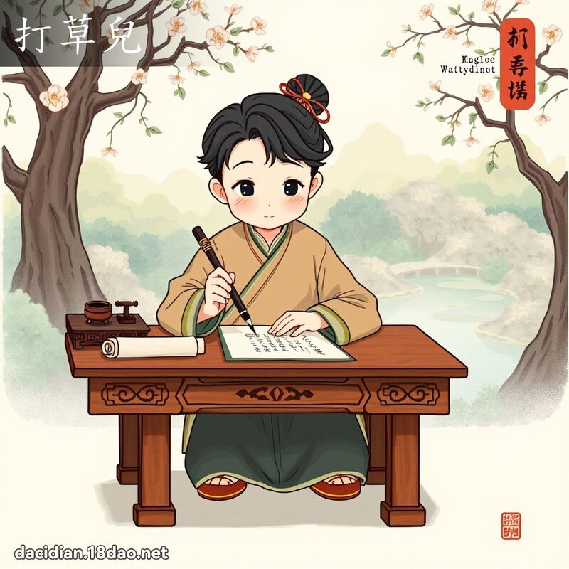 打草儿 - 国语大辞典配图