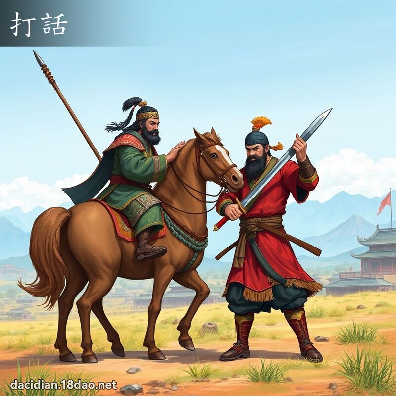 打话 - 国语大辞典配图