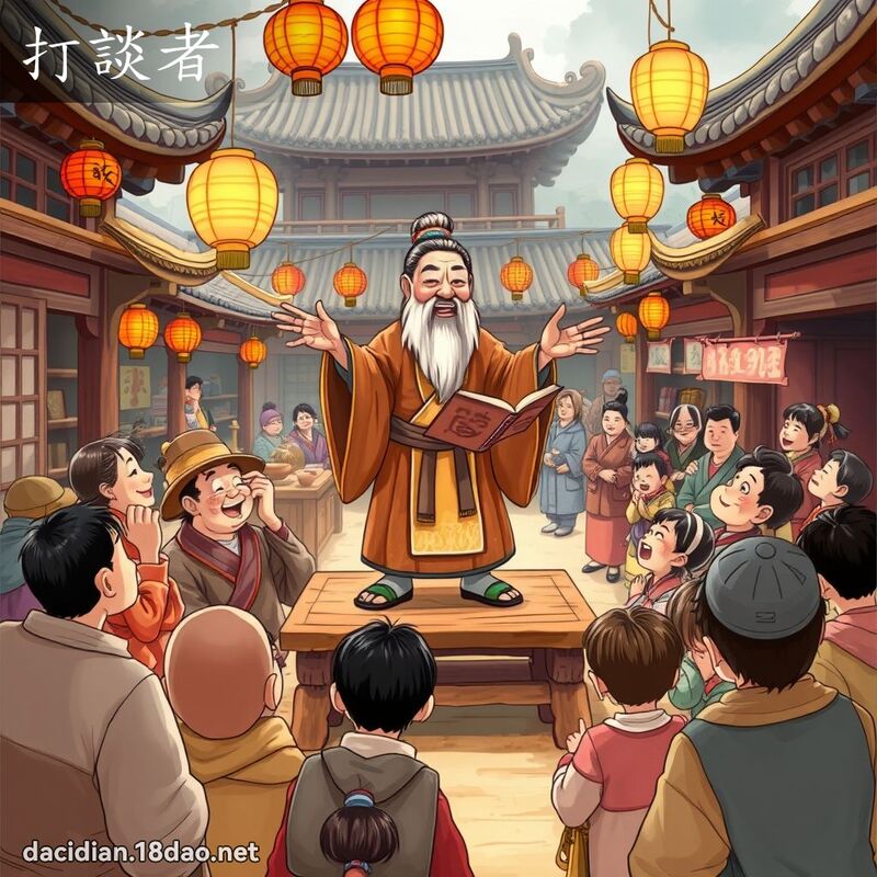 打談者 - 國語大辭典配圖