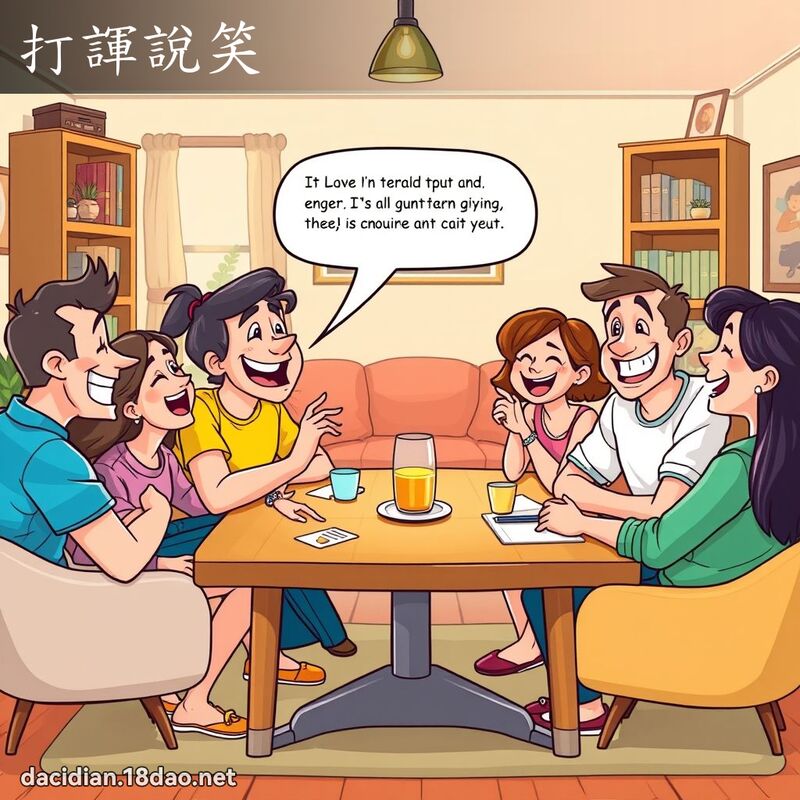 打諢说笑 - 国语大辞典配图