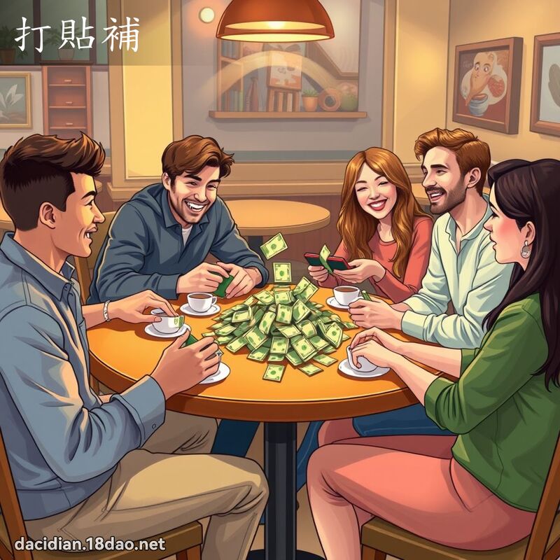 打貼補 - 國語大辭典配圖