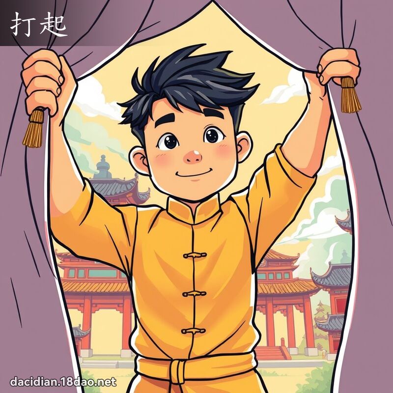 打起 - 國語大辭典配圖