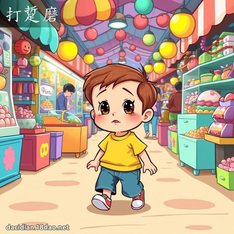 打踅磨 - 國語大辭典配圖