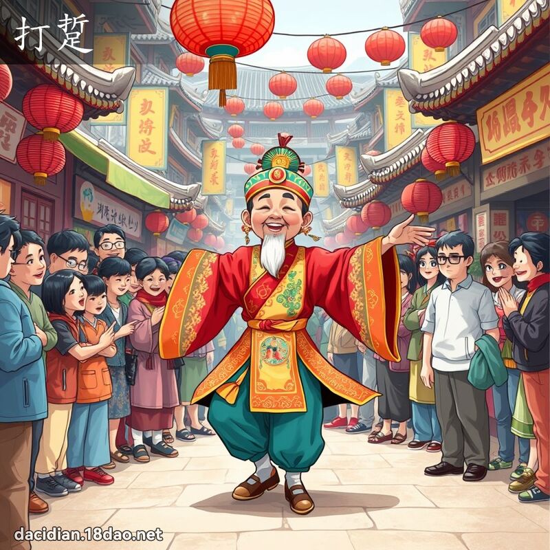 打踅 - 国语大辞典配图