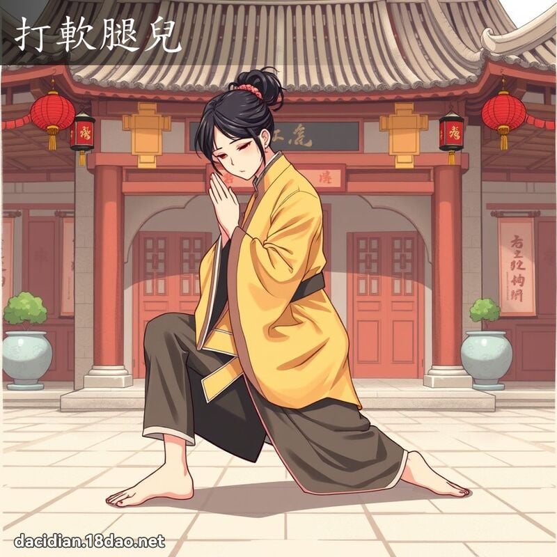 打軟腿兒 - 國語大辭典配圖