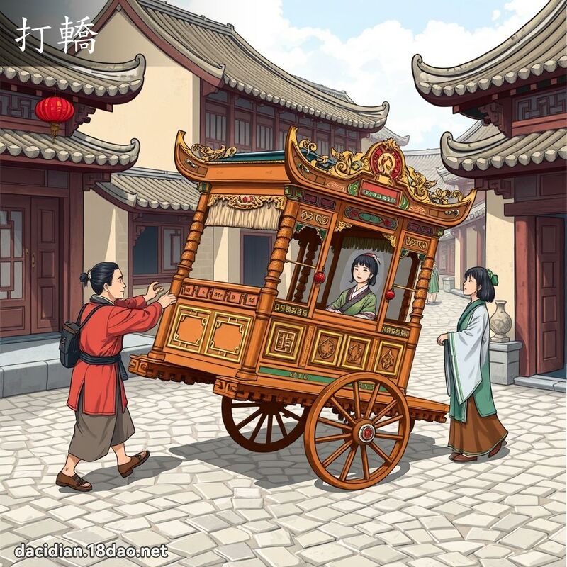 打轿 - 国语大辞典配图