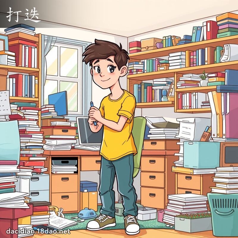 打迭 - 国语大辞典配图