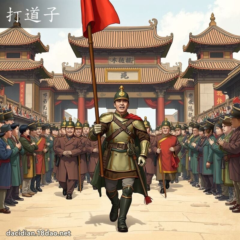 打道子 - 國語大辭典配圖