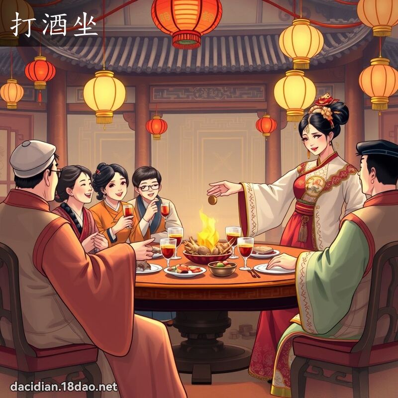 打酒坐 - 國語大辭典配圖