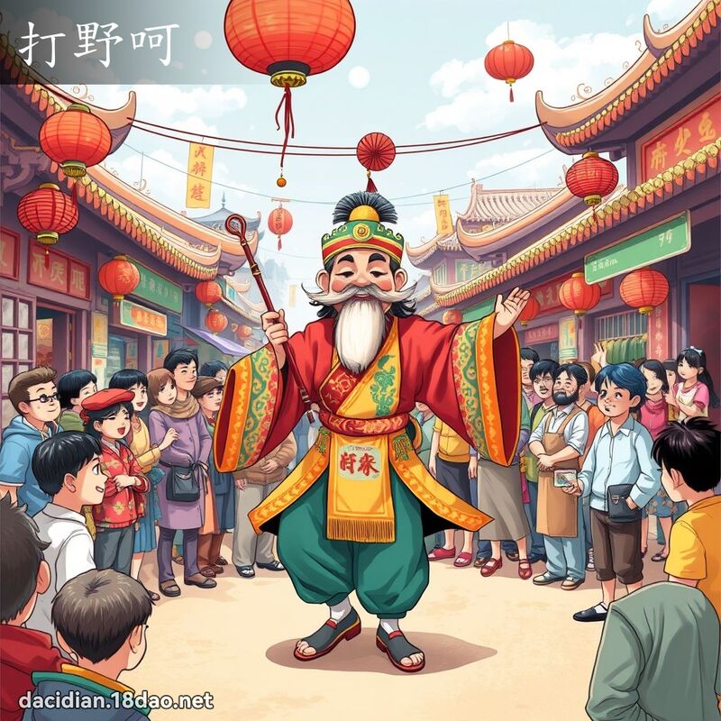 打野呵 - 国语大辞典配图