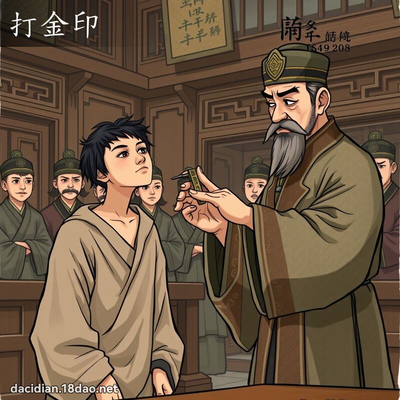 打金印 - 国语大辞典配图