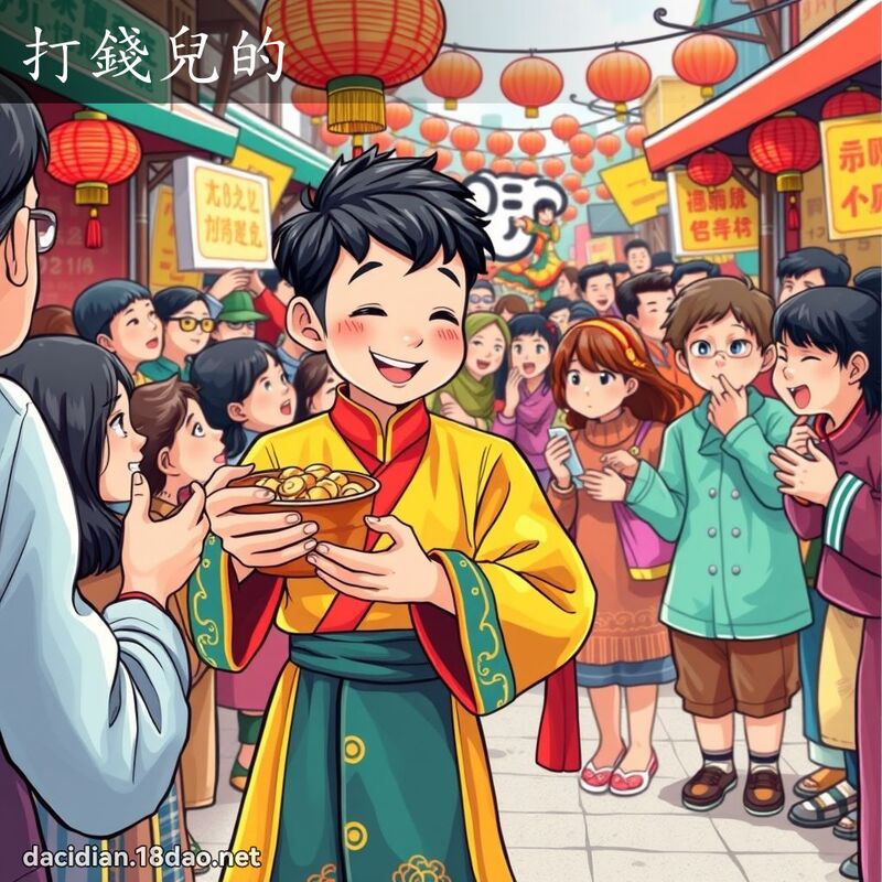 打钱儿的 - 国语大辞典配图