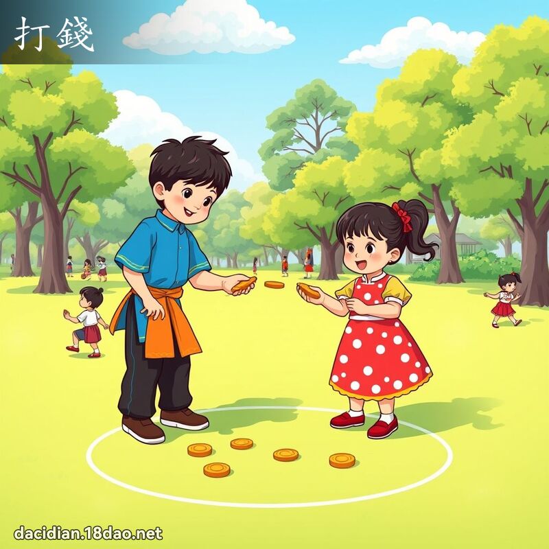 打钱 - 国语大辞典配图