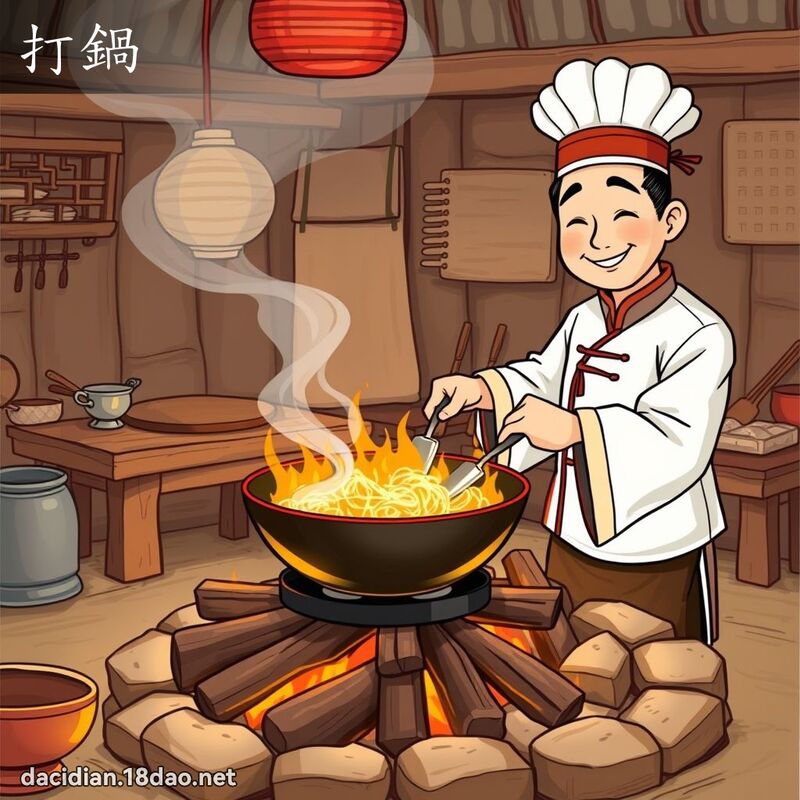 打锅 - 国语大辞典配图