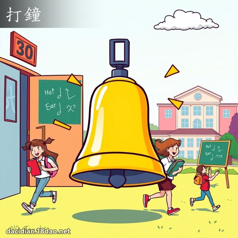 打钟 - 国语大辞典配图