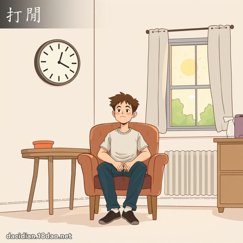 打闲 - 国语大辞典配图