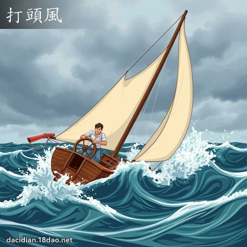 打頭風 - 國語大辭典配圖