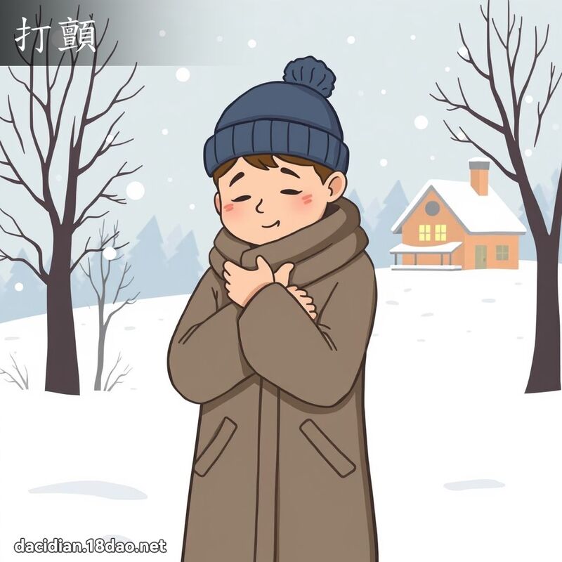 打顫 - 國語大辭典配圖