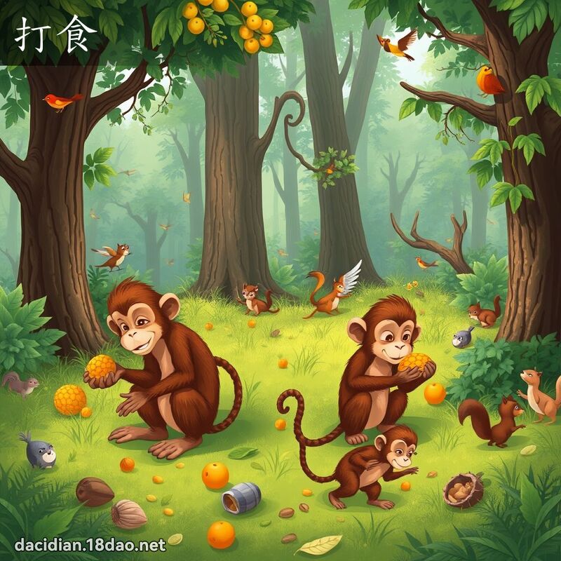 打食 - 國語大辭典配圖