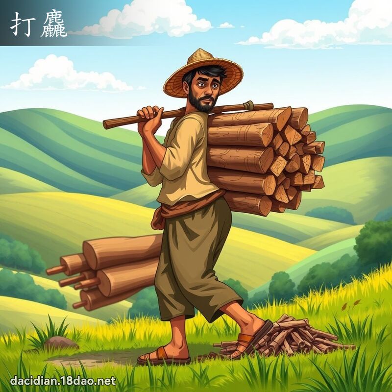 打麤 - 國語大辭典配圖