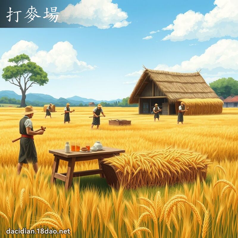 打麥場 - 國語大辭典配圖