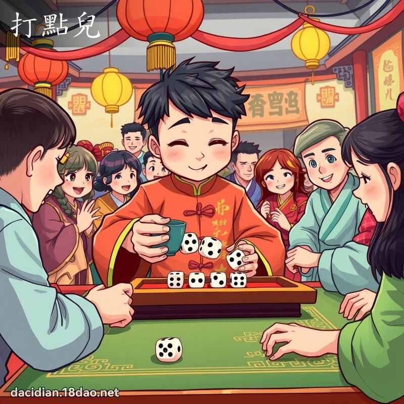 打點兒 - 國語大辭典配圖
