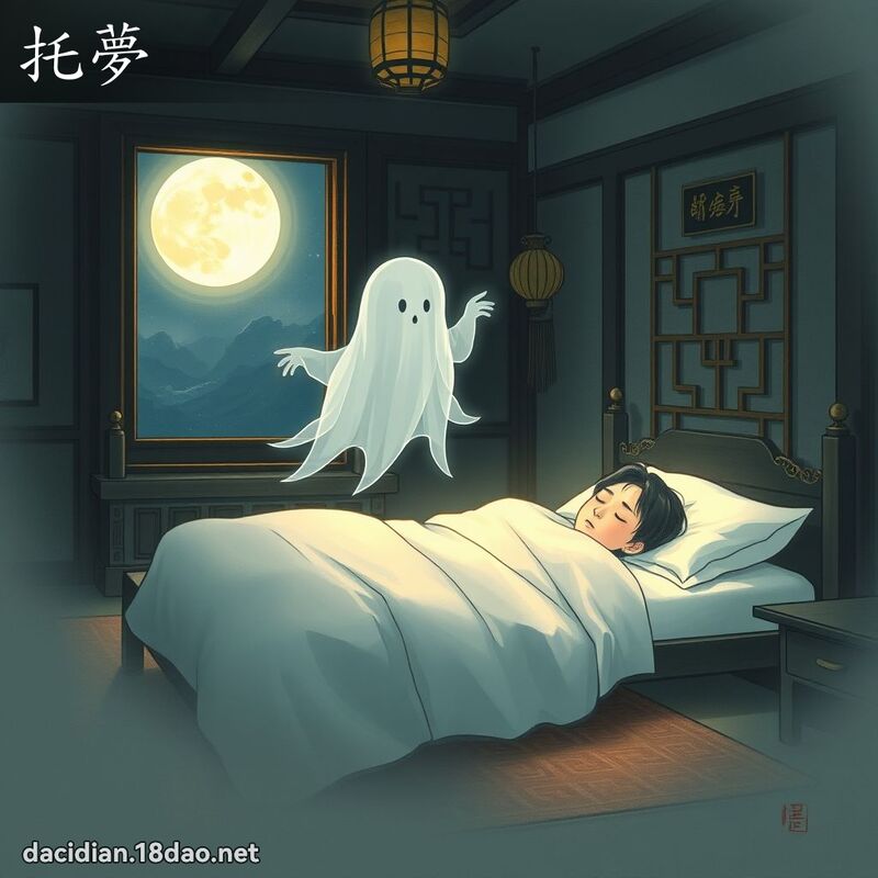 托梦 - 国语大辞典配图