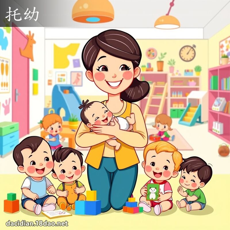 托幼 - 國語大辭典配圖