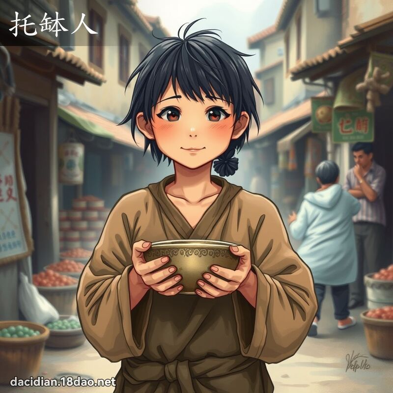 托钵人 - 国语大辞典配图