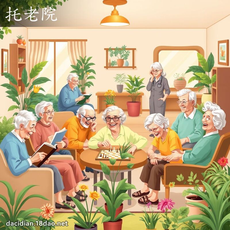 托老院 - 國語大辭典配圖
