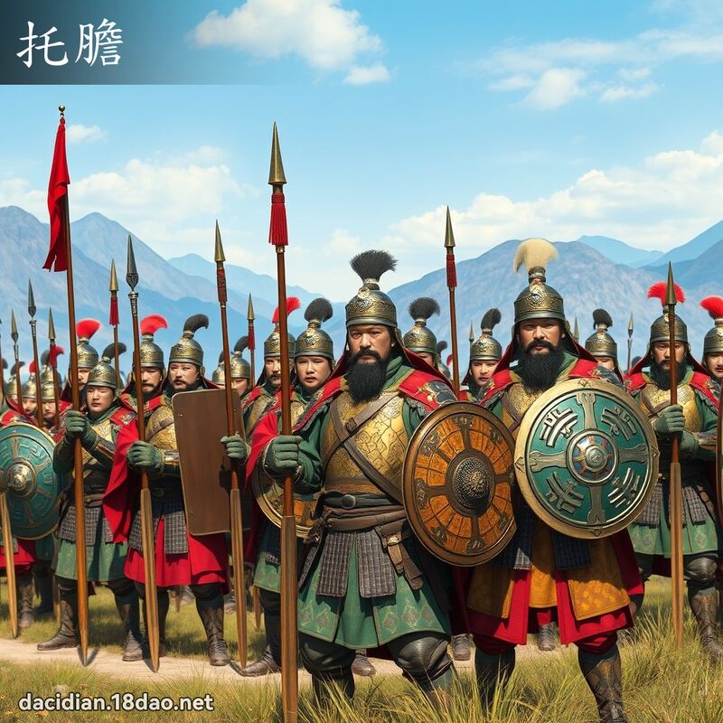 托胆 - 国语大辞典配图