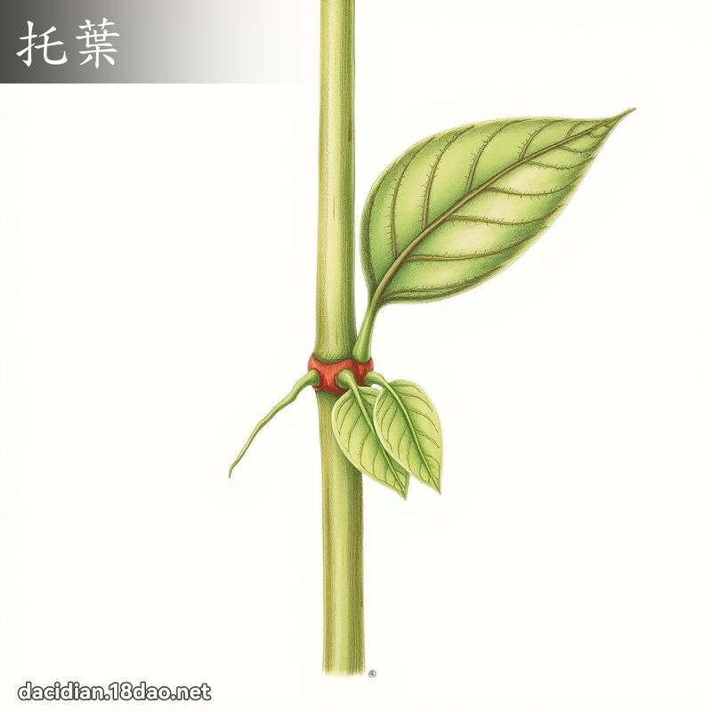 托葉 - 國語大辭典配圖