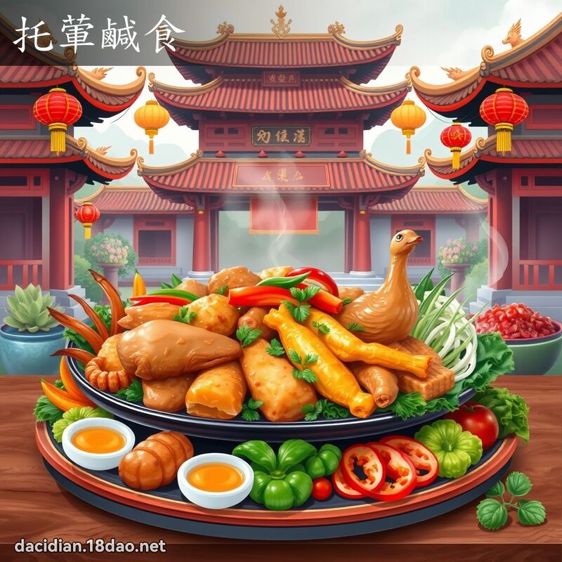 托葷鹹食 - 國語大辭典配圖