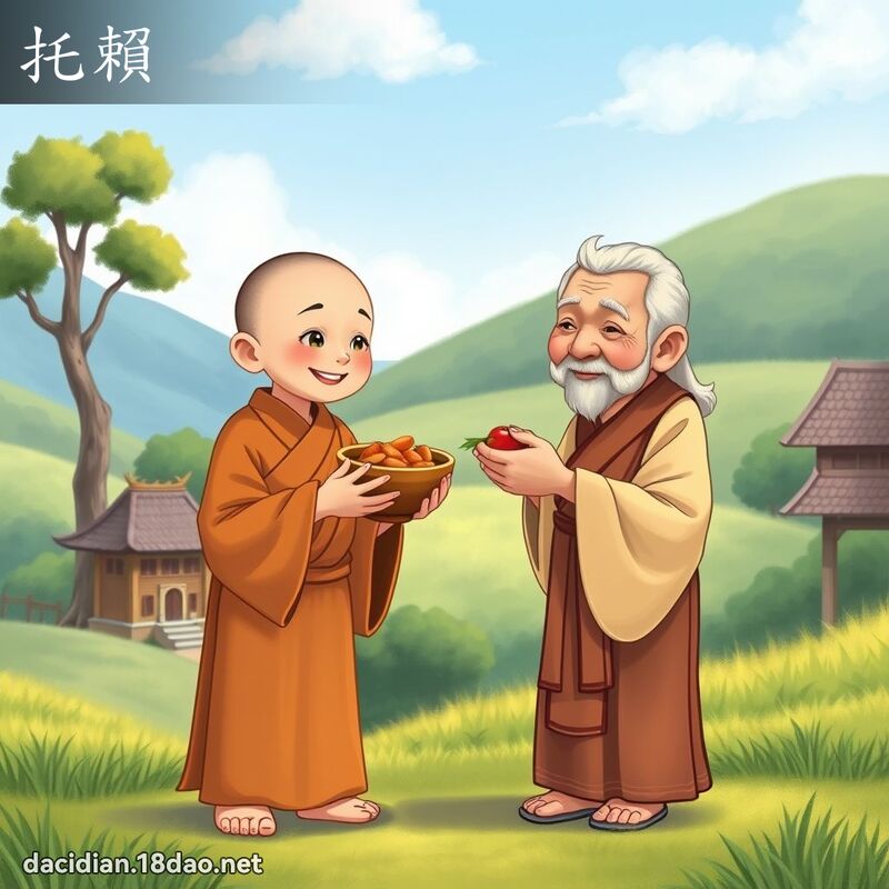 托賴 - 國語大辭典配圖