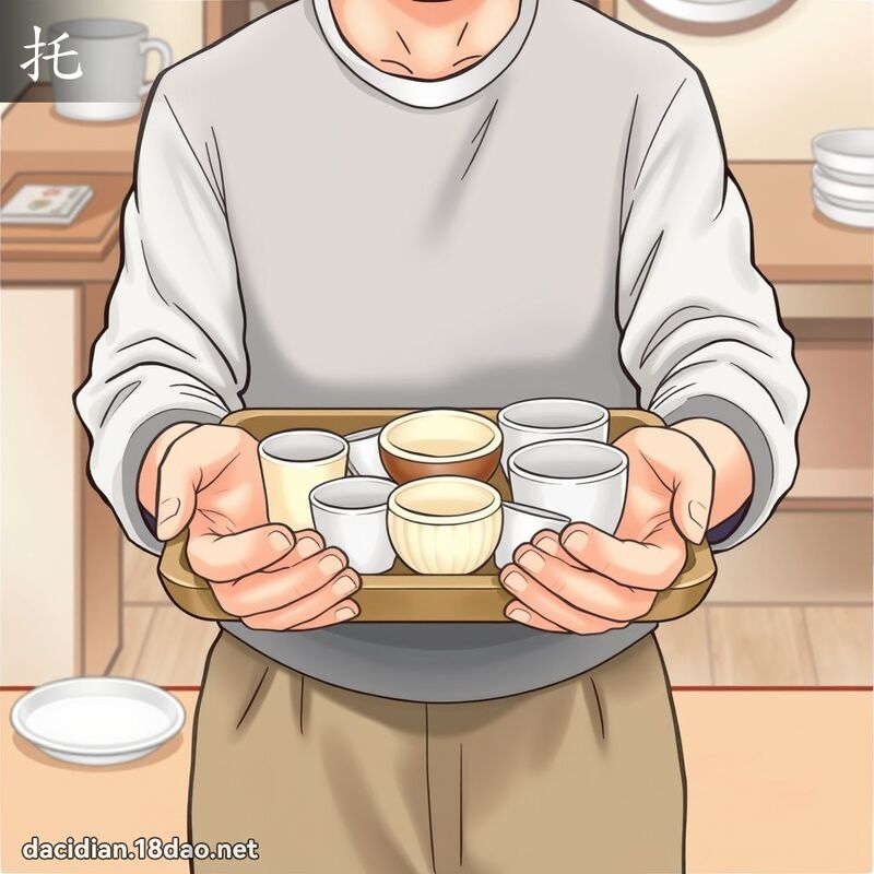 托 - 國語大辭典配圖