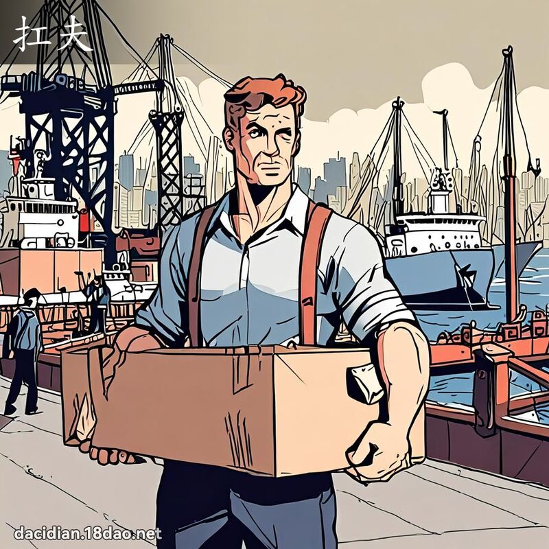 扛夫 - 國語大辭典配圖