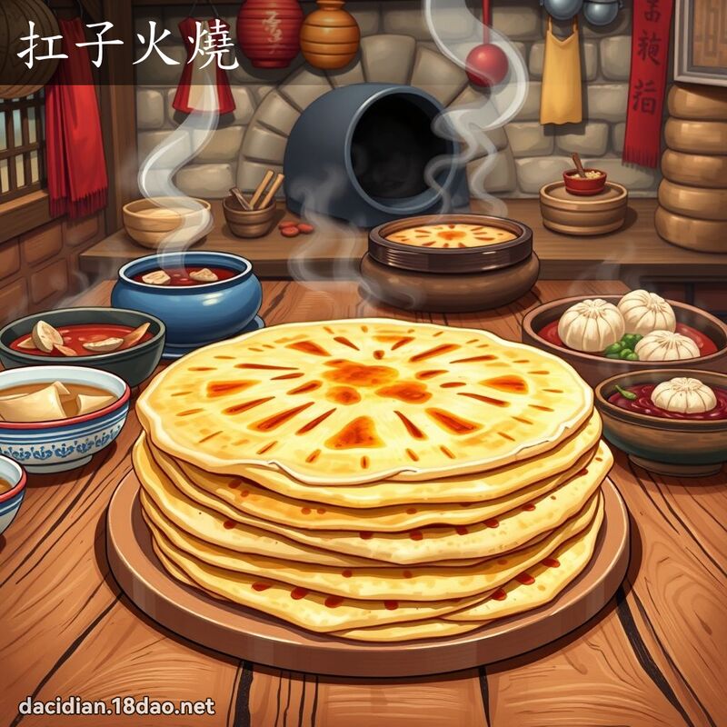 扛子火烧 - 国语大辞典配图