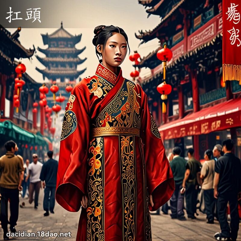扛头 - 国语大辞典配图