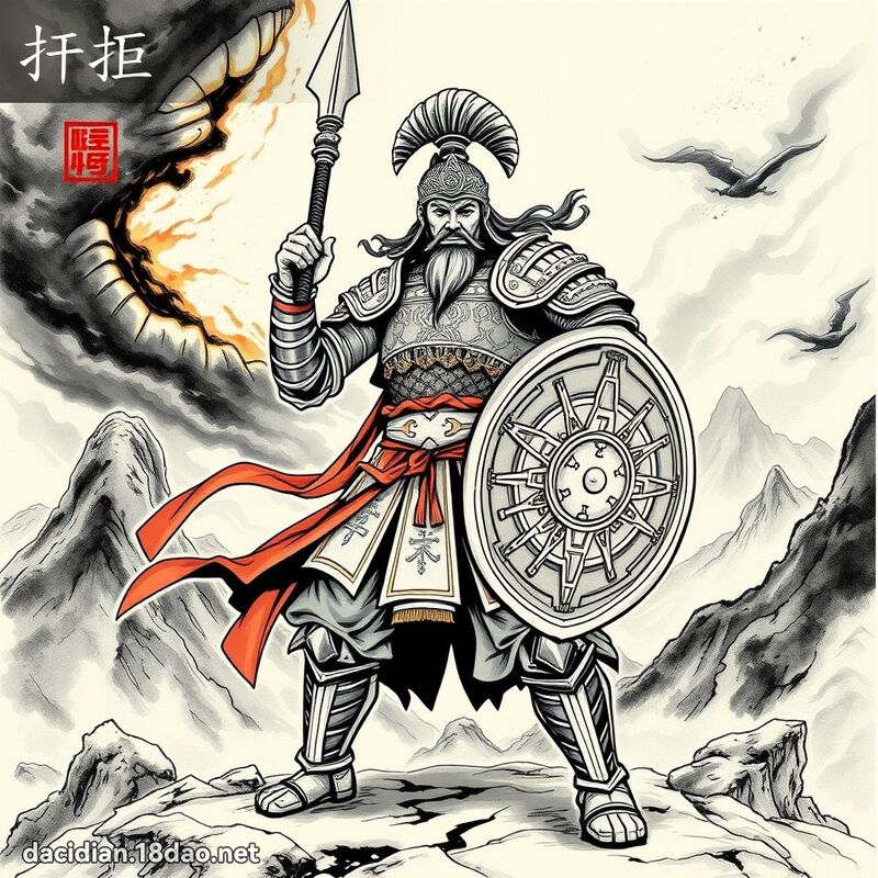 扞拒 - 國語大辭典配圖